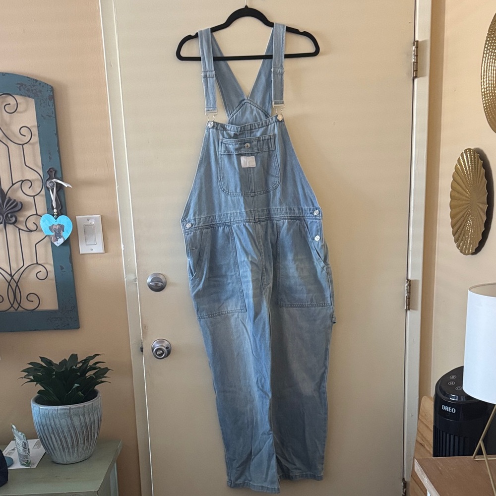 Women's Blue Denim Overalls